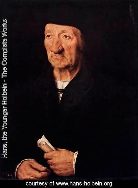 Hans, the Younger Holbein - Portrait of an Old Man