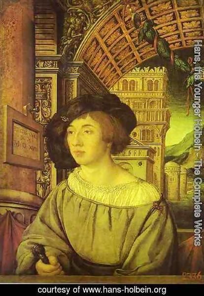 Hans, the Younger Holbein - Portrait of a Young Man 2