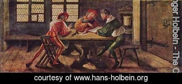 Hans, the Younger Holbein - Signboard for a Schoolmaster
