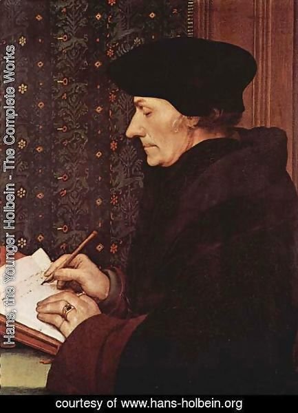 Hans, the Younger Holbein - Erasmus 1523