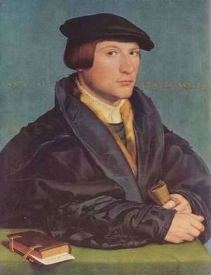 Hans, the Younger Holbein - Portrait of a Member of the Wedigh Family 1532