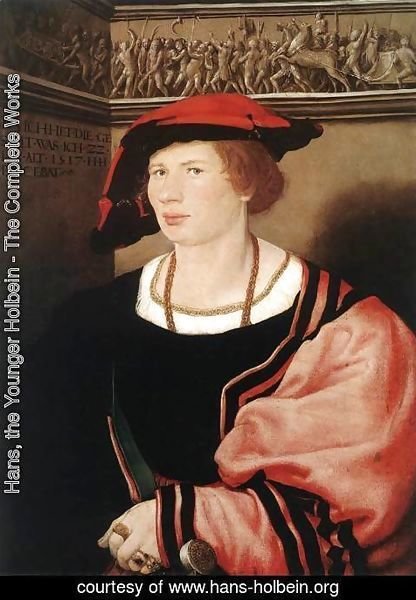 Hans, the Younger Holbein - Portrait of Benedikt von Hertenstein 1517