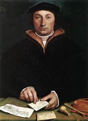 Hans, the Younger Holbein - Portrait of Dirk Tybis 1533