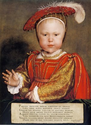 Hans, the Younger Holbein - Portrait of Edward, Prince of Wales c. 1539