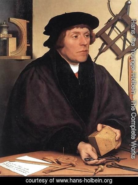 Hans, the Younger Holbein - Portrait of Nikolaus Kratzer 1528