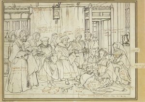 Study for the Family Portrait of Sir Thomas More c. 1527