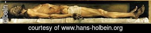 Hans, the Younger Holbein - The Body of the Dead Christ in the Tomb 1521