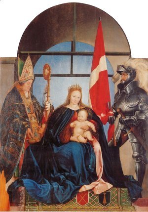 Hans, the Younger Holbein - The Solothurn Madonna 1522