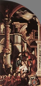 The Oberried Altarpiece (left wing) 1521-22