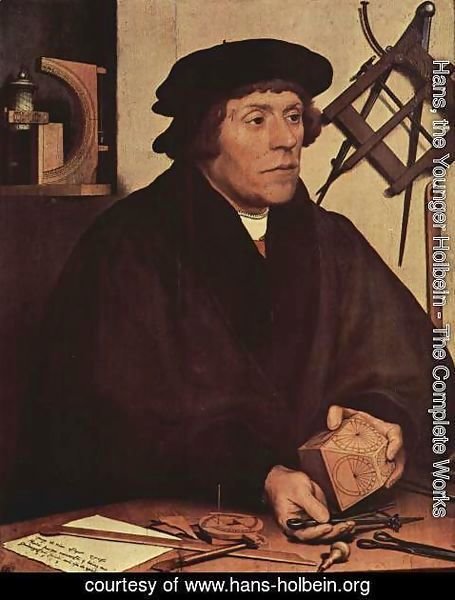 Hans, the Younger Holbein - Portrait of Nikolaus Kratzer