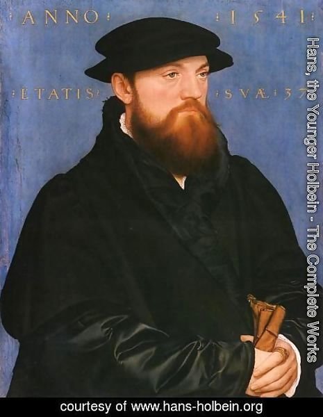 Hans, the Younger Holbein - Portrait of De Vos van Steenwijk