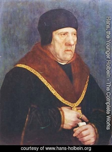 Hans, the Younger Holbein - Portrait Of Sir Henry Wyatt