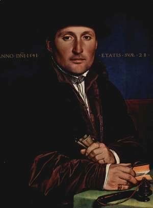 Hans, the Younger Holbein - Portrait of a young man