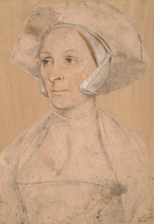 Hans, the Younger Holbein - Portrait of an Englishwoman