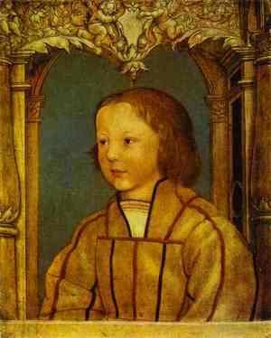 Hans, the Younger Holbein - Portrait of a Boy with Blond Hair