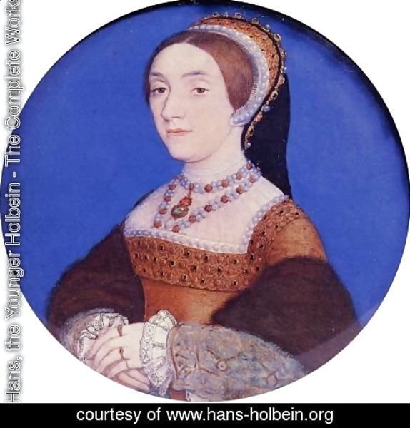 Hans, the Younger Holbein - Portrait of an Unknown Lady c. 1541