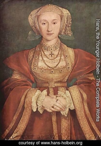 Hans, the Younger Holbein - Portrait of Anne of Cleves c. 1539