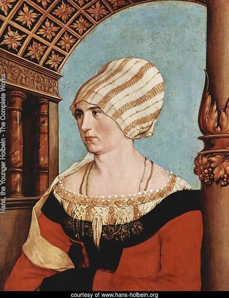 Portrait of Dorothea Meyer (nee Kannengiesser) 1516