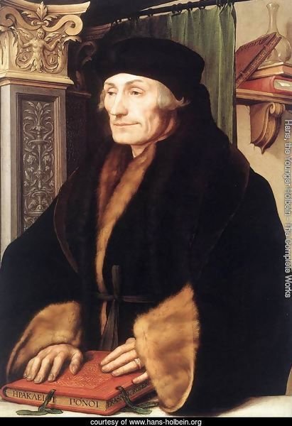 Portrait of Erasmus of Rotterdam 1523