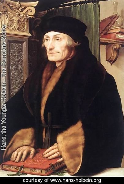 Hans, the Younger Holbein - Portrait of Erasmus of Rotterdam 1523
