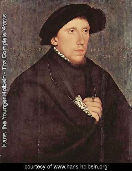 Hans, the Younger Holbein - Portrait of Henry Howard, the Earl of Surrey 1541-43