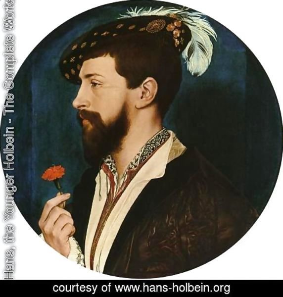 Hans, the Younger Holbein - Portrait of Simon George  1536-37