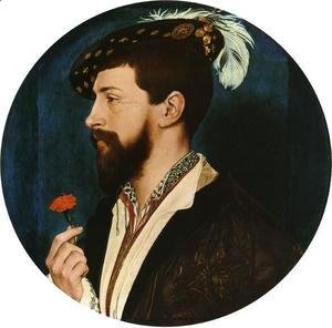 Hans, the Younger Holbein - Portrait of Simon George  1536-37