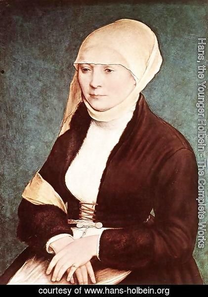 Hans, the Younger Holbein - Portrait of the Artist's Wife c. 1517