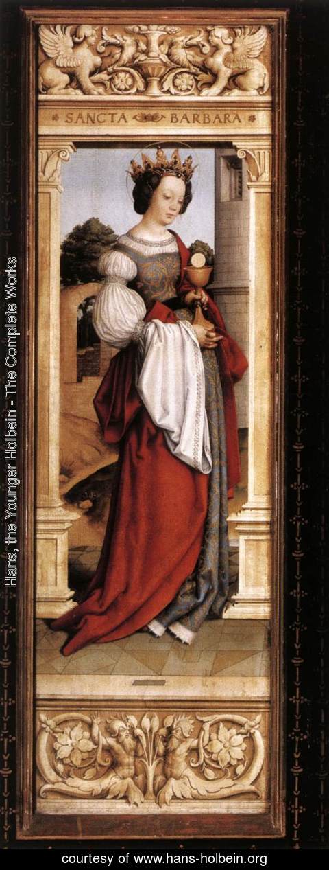 Hans, the Younger Holbein - St Barbara 1516
