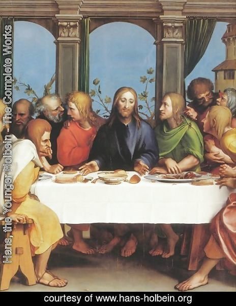 Hans, the Younger Holbein - The Last Supper 1524-25